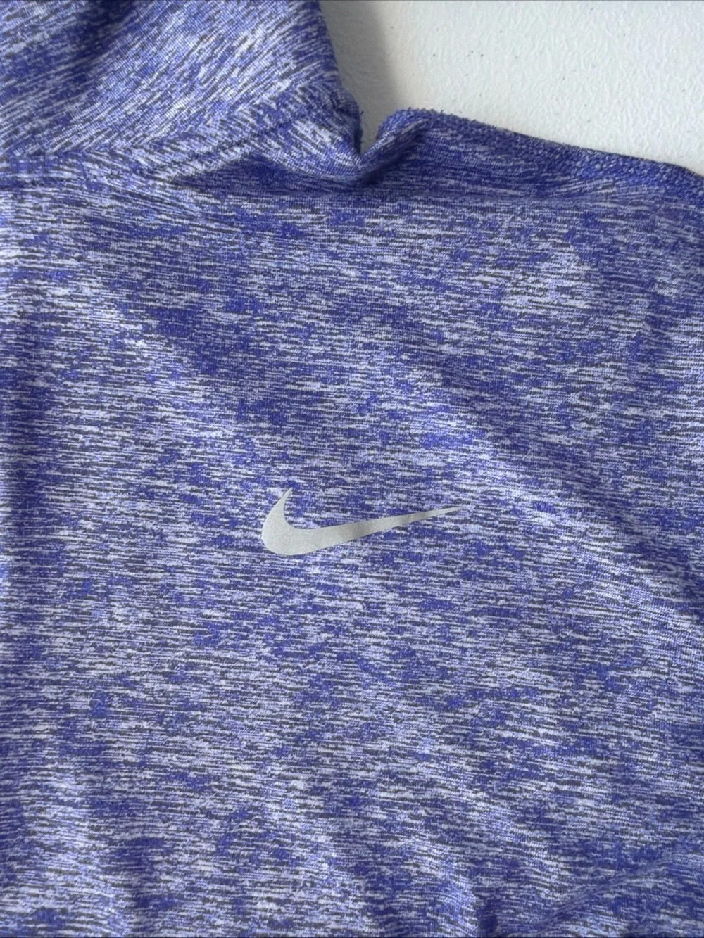 Nike Women's Heathered Purple Quarter-Zip Pullover